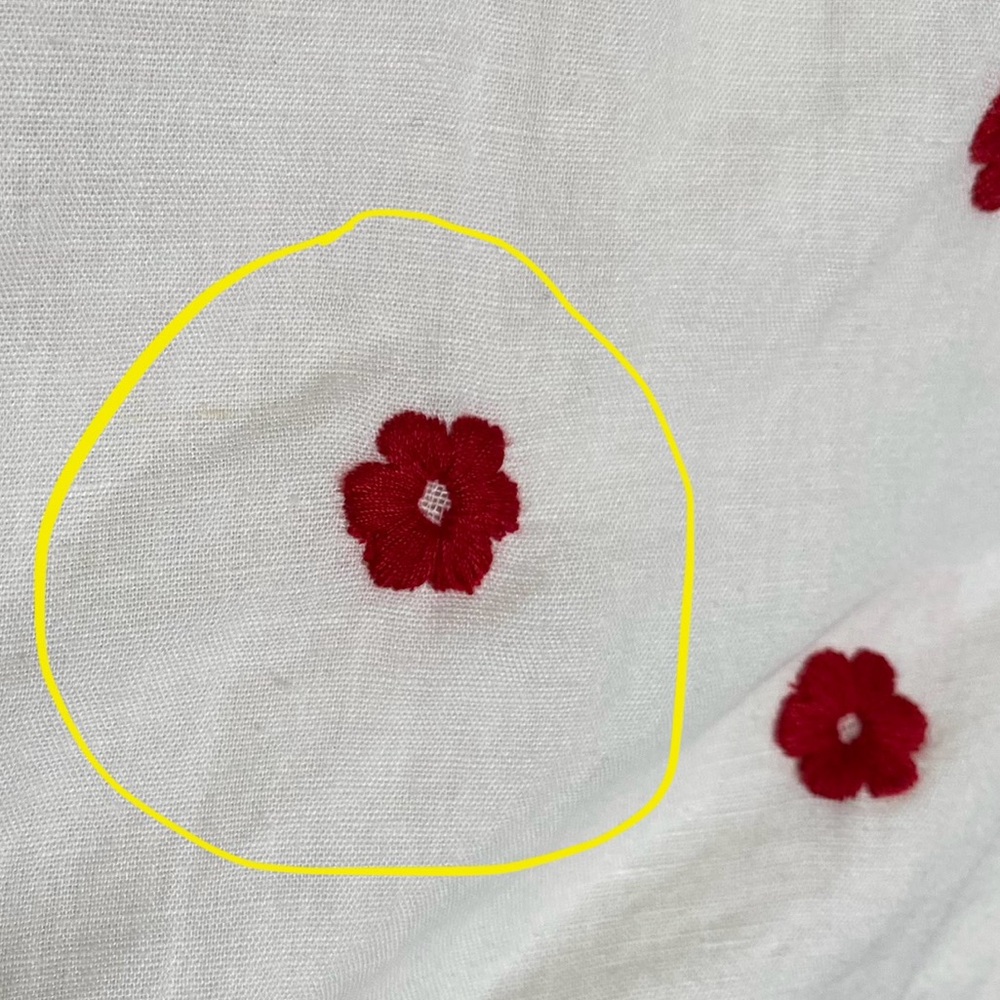 RHODE White and Red Polka Dot Midi Dress - Picture 12 of 12